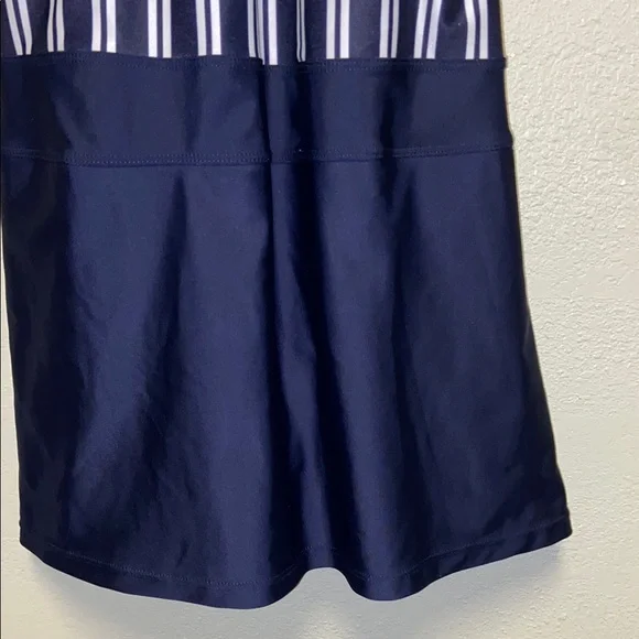 Nautica White and Black with Pockets One-Piece Swimsuit 3470 - Picture 4 of 12